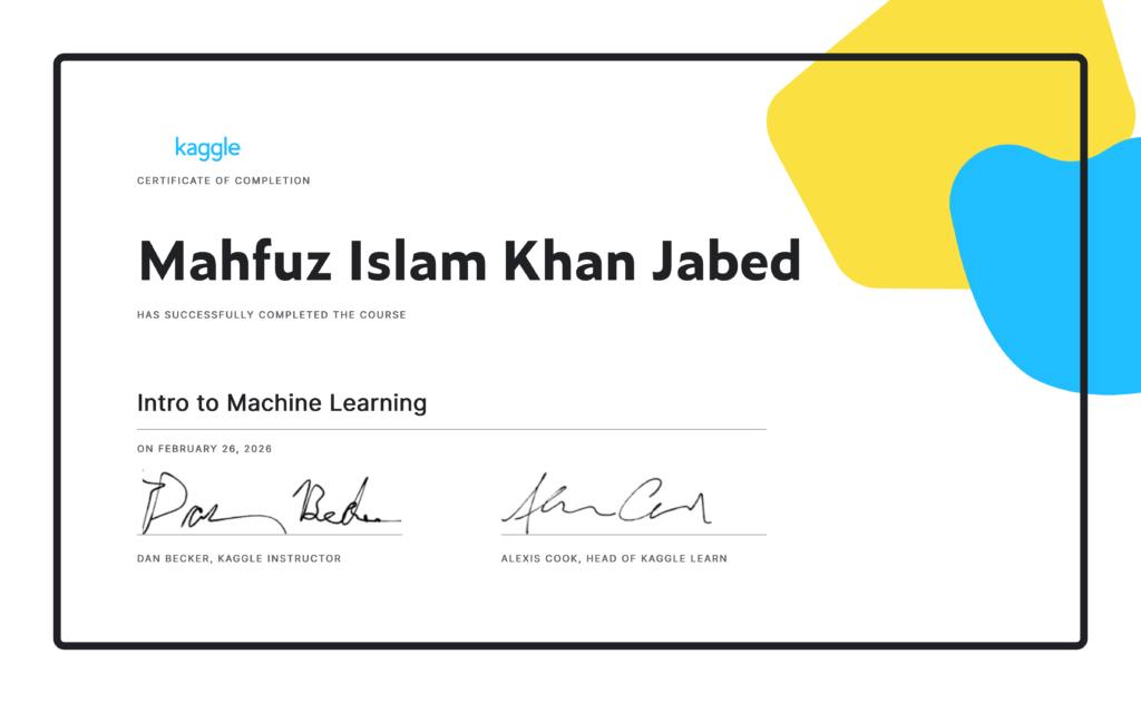 mahfuz islam khan jabed intro to machine learning