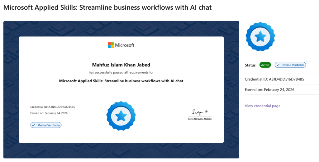 microsoft applied skills streamline business workflows with ai chat